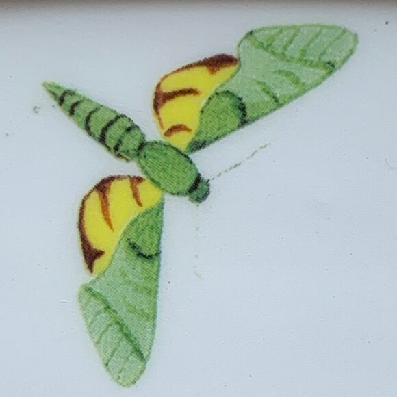 Lynn Chase Fantasia Orchids Platter 6.5 X 10" Vanity Bathroom Tray Trinket Dish - Picture 5 of 16